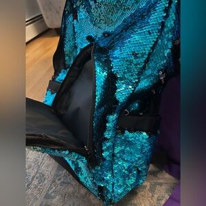 Pink/blue glitter backpacks